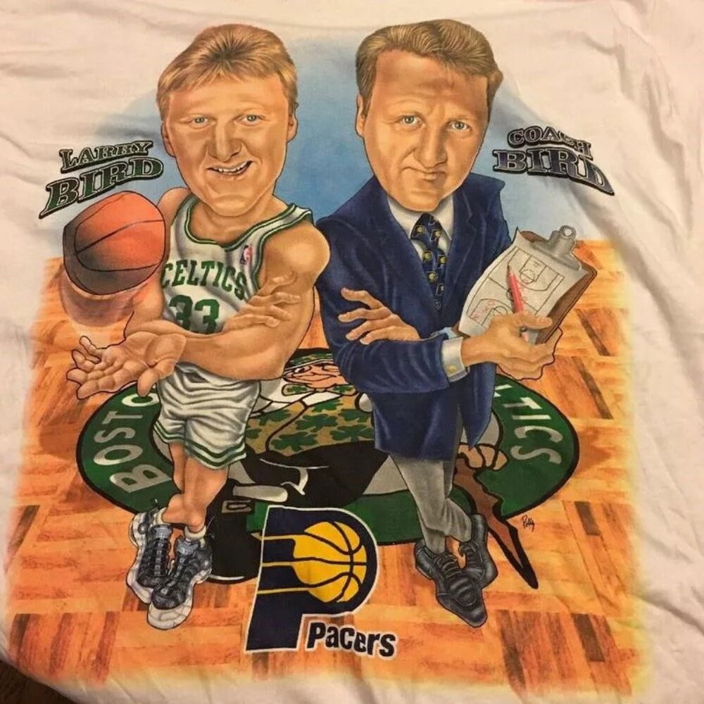LARRY BIRD COACH BIRD indiana pacers Black Unisex shirt